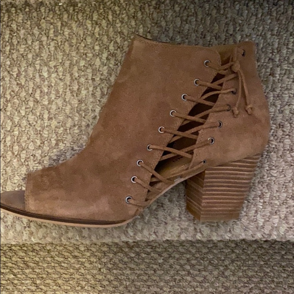 Lucky Brand Suede Booties